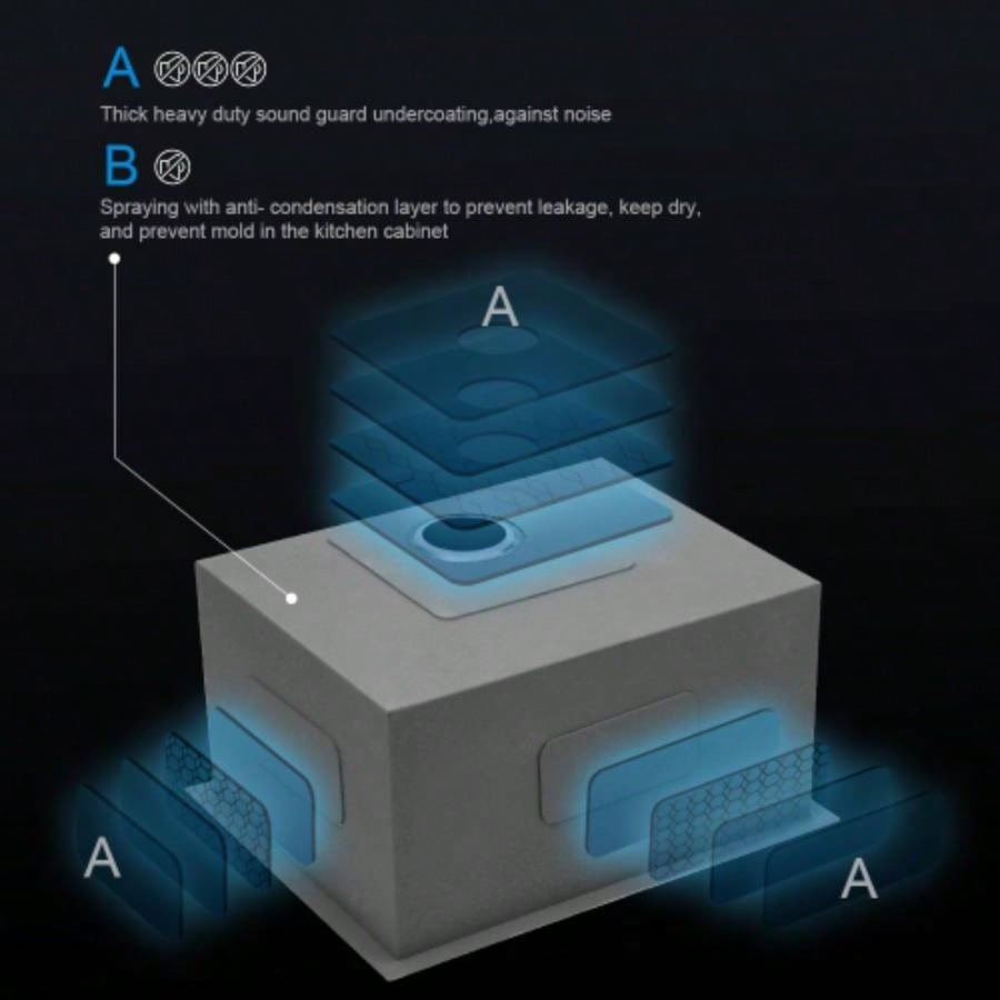 Laundry Sink 23 Inch - 23x18x12 Inch Undermount Laundry Utility Sink Deep Single Bowl 16 Gauge Stainless Steel Laundry Tub Sinks