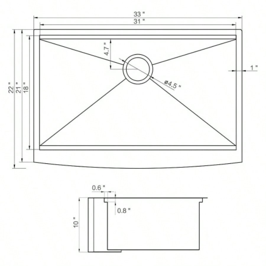 33 L X 22 Farmhouse Kitchen Sink Matte Black Stainless Steel 33 in. Single Bowl Farmhouse Apron Workstation Kitchen Sink with Accessory Kit