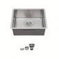 23 Inch Undermount Sink - 23x 18x 9 Undermount Stainless Steel Kitchen Sink 16 Gauge 9 Inch Deep Single Bowl Kitchen Sink Basin, Includes Drain Assembly No Additional Accessories