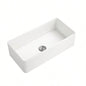 Inch White Farmhouse Sink Deep Apron Sink Undermount Farmhouse Kitchen Sink Single Farm Sink
