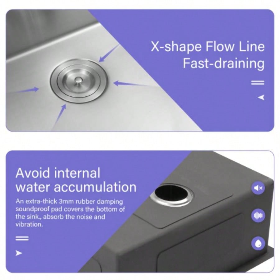 Laundry Workstation Sink - 24x 18x 13 Undermount Workstation Laundry Utility Sink Deep Single Bowl 16 Gauge Stainless Steel Laundry Tub Sinks