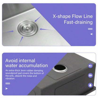 Laundry Workstation Sink - 24x 18x 13 Undermount Workstation Laundry Utility Sink Deep Single Bowl 16 Gauge Stainless Steel Laundry Tub Sinks