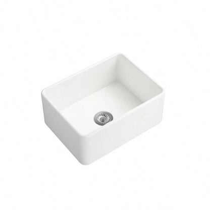 Inch White Farmhouse Sink Deep Apron Sink Undermount Farmhouse Kitchen Sink Single Farm Sink
