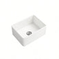Inch White Farmhouse Sink Deep Apron Sink Undermount Farmhouse Kitchen Sink Single Farm Sink
