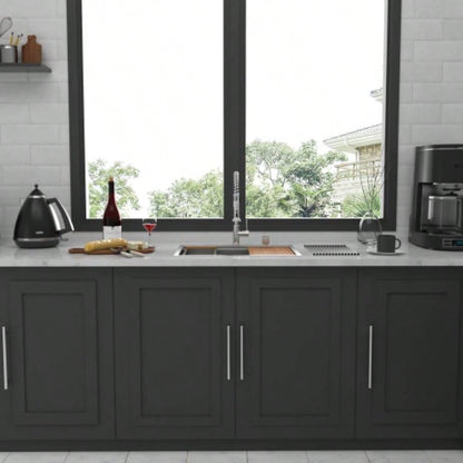 28 Inch Drop in Kitchen Sink - 28x 22 Kitchen Sink Stainless Steel 16 Gauge Workstation Sink Drop - in Topmount Single Bowl Kitchen Sink