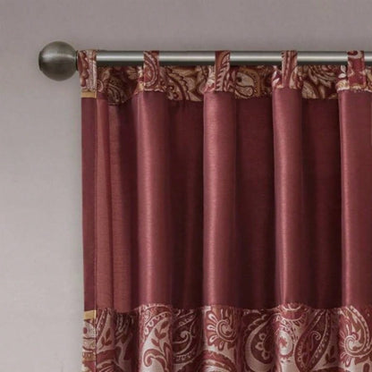 Jacquard Curtain Panel Pair2 Pcs Window Panels