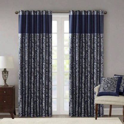 Jacquard Curtain Panel Pair2 Pcs Window Panels