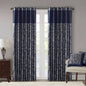 Jacquard Curtain Panel Pair2 Pcs Window Panels