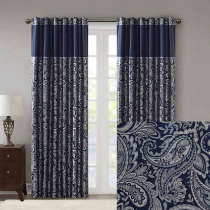 Jacquard Curtain Panel Pair2 Pcs Window Panels