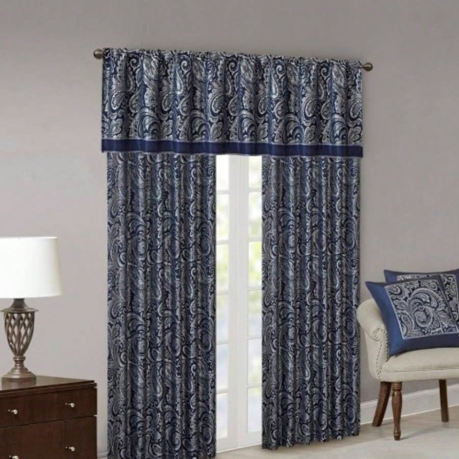 Jacquard Curtain Panel Pair2 Pcs Window Panels