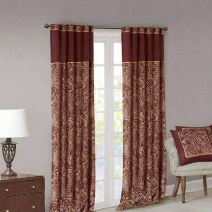 Jacquard Curtain Panel Pair2 Pcs Window Panels