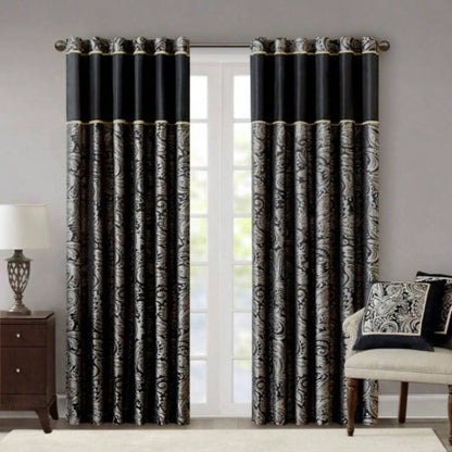Jacquard Curtain Panel Pair2 Pcs Window Panels