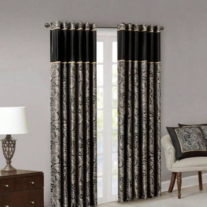 Jacquard Curtain Panel Pair2 Pcs Window Panels