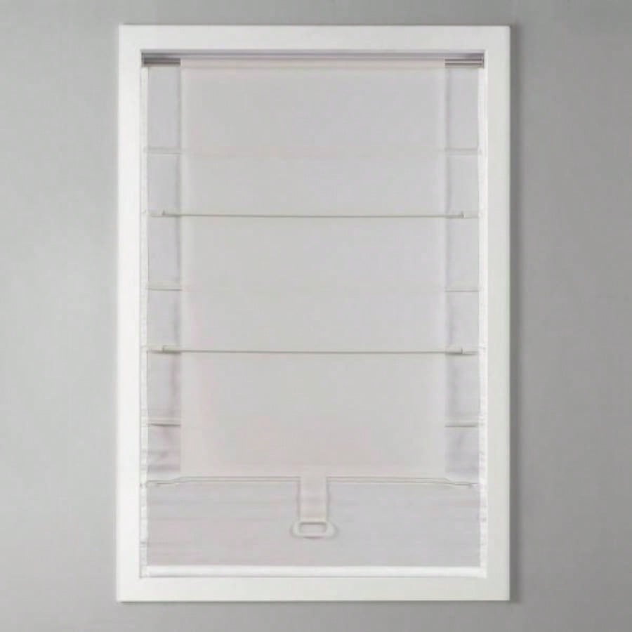 Basketweave Room Darkening Cordless Roman Shade