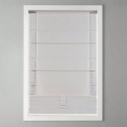 Basketweave Room Darkening Cordless Roman Shade