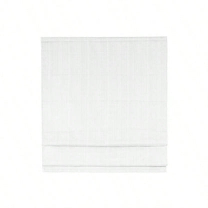 Basketweave Room Darkening Cordless Roman Shade