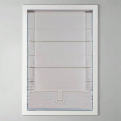 Basketweave Room Darkening Cordless Roman Shade