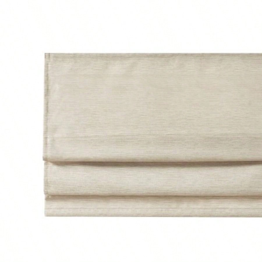 Printed Faux Silk Room Darkening Cordless Roman Shade