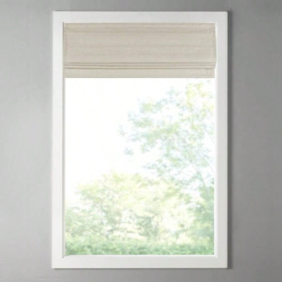 Printed Faux Silk Room Darkening Cordless Roman Shade