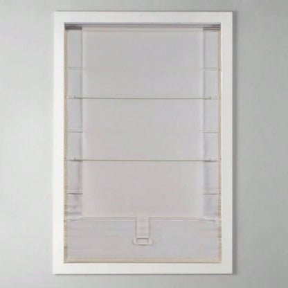 Printed Faux Silk Room Darkening Cordless Roman Shade