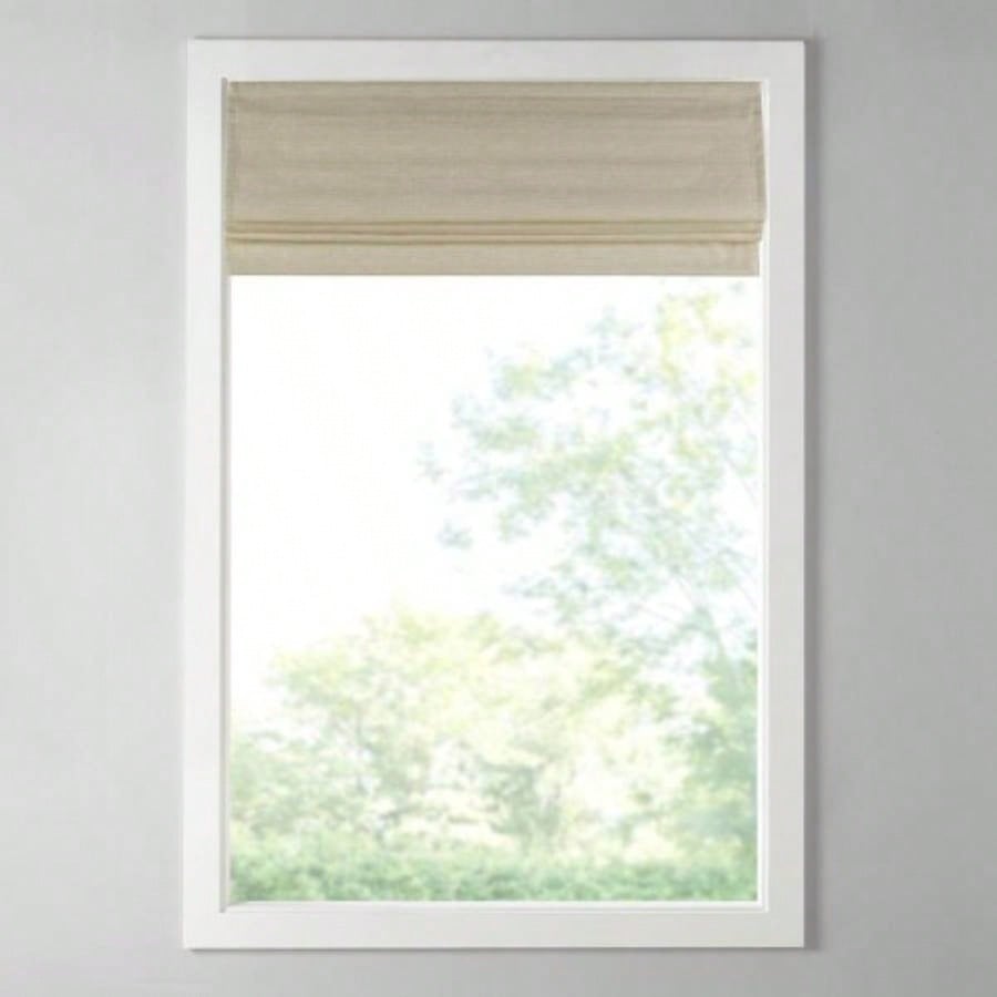 Printed Faux Silk Room Darkening Cordless Roman Shade