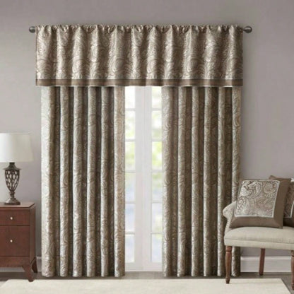Jacquard Curtain Panel Pair2 Pcs Window Panels