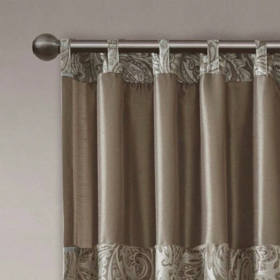 Jacquard Curtain Panel Pair2 Pcs Window Panels