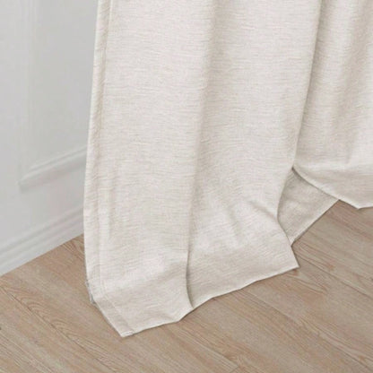 Tonal Printed Faux Silk Total Blackout Curtain Panel Pair2 Pcs Window Panels