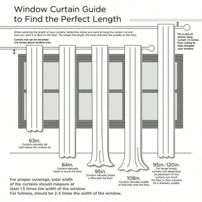 Twist Tab Lined Window Curtain Panel Pair White 2 - PK 50x84