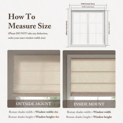 1PC 27x64 Cordless Roman Blind Galen Matte fabric