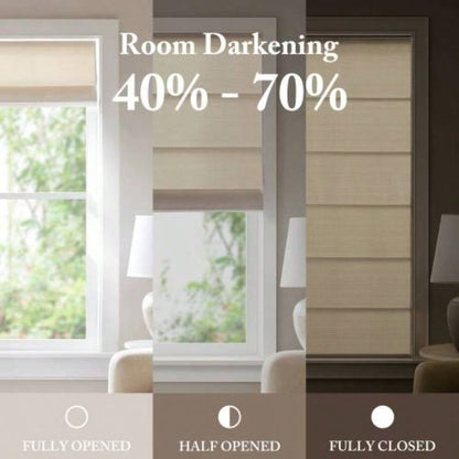 1PC 31x64 Cordless Roman Blind Galen Matte fabric