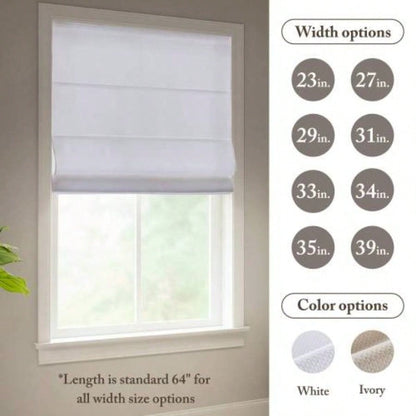 1PC 34x64 Cordless Roman Blind Galen Matte fabric