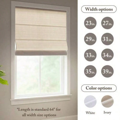 1PC 27x64 Cordless Roman Blind Galen Matte fabric