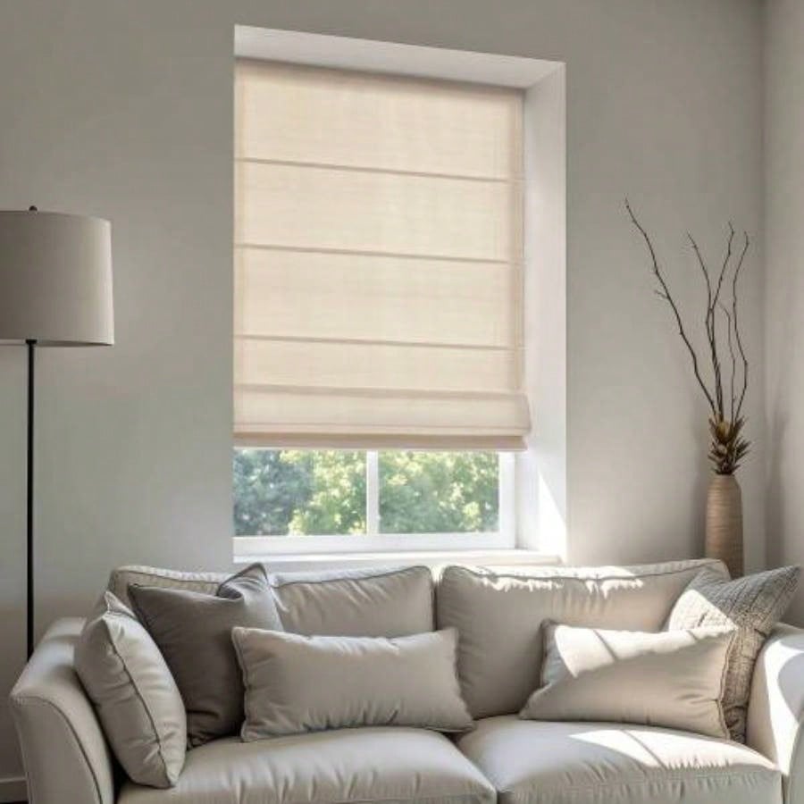 1PC 27x64 Cordless Roman Blind Galen Matte fabric