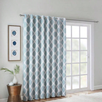 Printed Ikat Blackout Patio CurtainOnly 1 Pc Panel