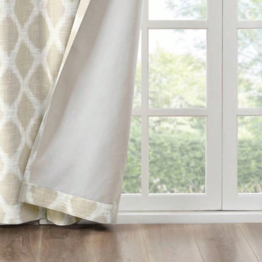 Printed Ikat Blackout Patio CurtainOnly 1 Pc Panel