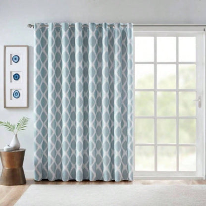 Printed Ikat Blackout Patio CurtainOnly 1 Pc Panel