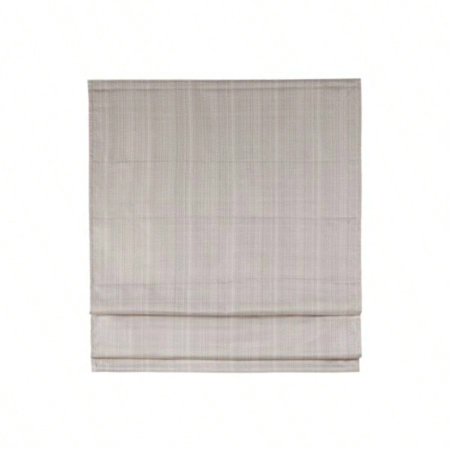 Basketweave Room Darkening Cordless Roman Shade