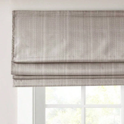 Basketweave Room Darkening Cordless Roman Shade