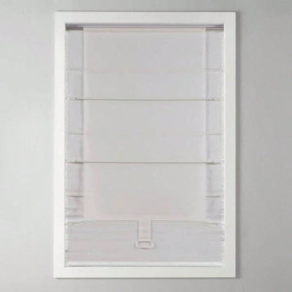 Basketweave Room Darkening Cordless Roman Shade