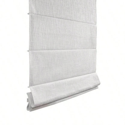 1 PCS 33x64 Total Blackout Cordless Roman Shade White