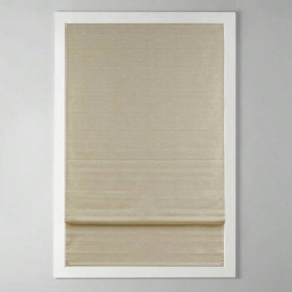 Printed Faux Silk Room Darkening Cordless Roman Shade