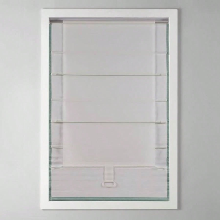 Printed Faux Silk Room Darkening Cordless Roman Shade