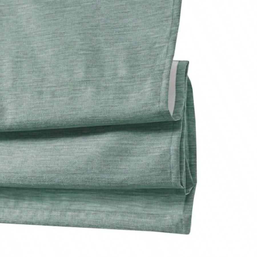 Printed Faux Silk Room Darkening Cordless Roman Shade