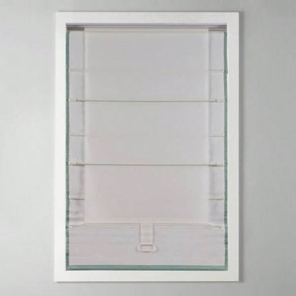 Printed Faux Silk Room Darkening Cordless Roman Shade