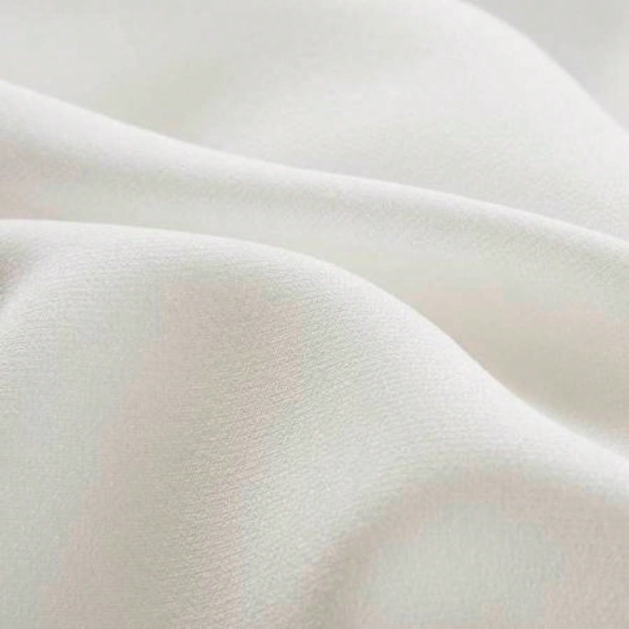 2 PCS 52x120 Rod Pocket with Back Tab Privacy Curtain Pair White