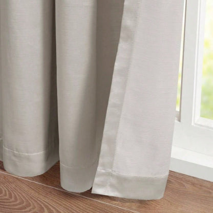 Pleat Curtain Panel with Tieback Single White 52x96
