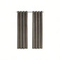 Curtain Panel, 2pcs Set, 54 X 95l, Room Darkening, Grommet, Living Room, Bedroom, Kitchen, Beige Velvet, Contemporary, Modern