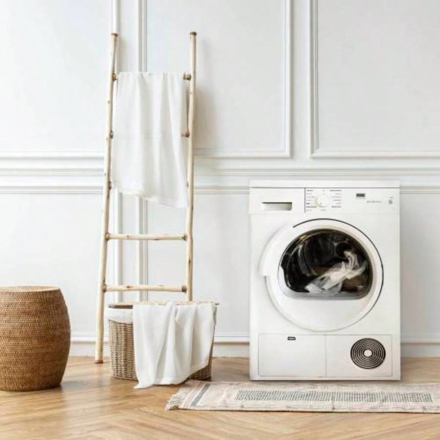 2 PCS 52x120 Rod Pocket with Back Tab Privacy Curtain Pair White