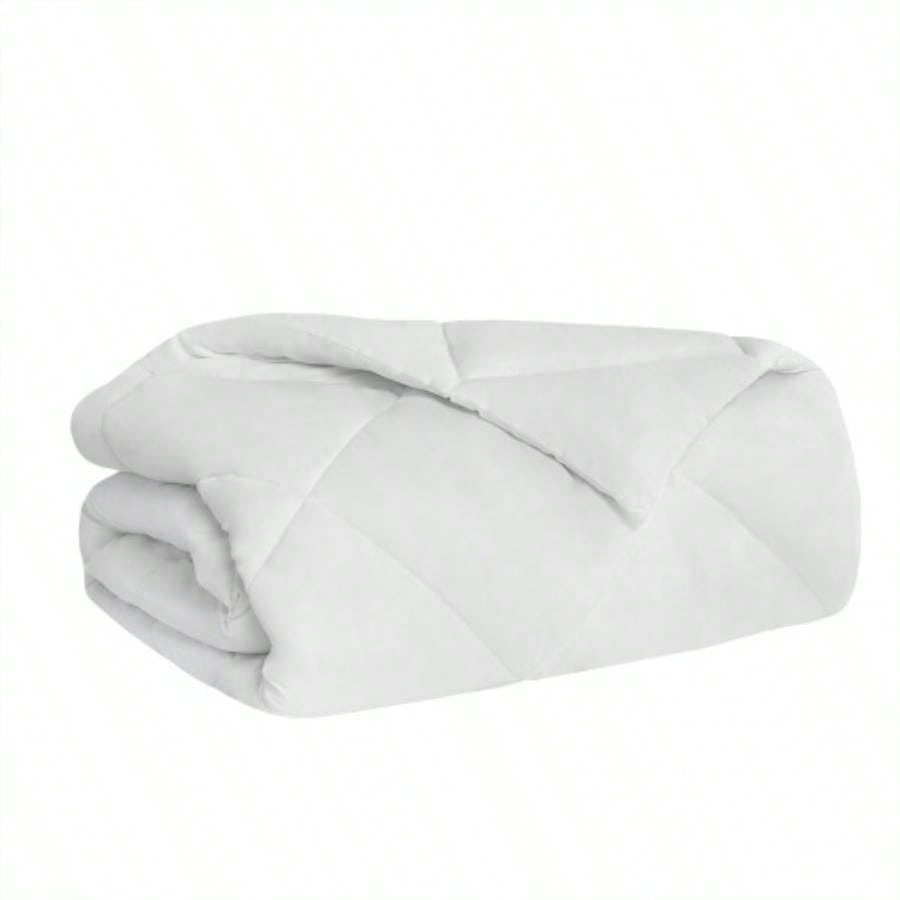 Oversized Down Alt Comforter with HeiQ Temp Treatment White Twin/Twin XL